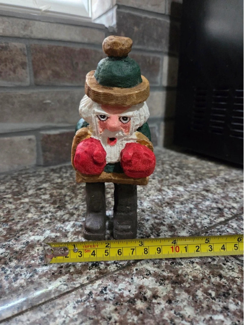 Handcarved Wooden Santa